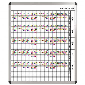Personal-Raum-Plan, 10 Stunden, 43 Spalten, 103x97 cm, Personal-Raum-Plan, 10 Stunden, 43 Spalten, 103x97 cm,